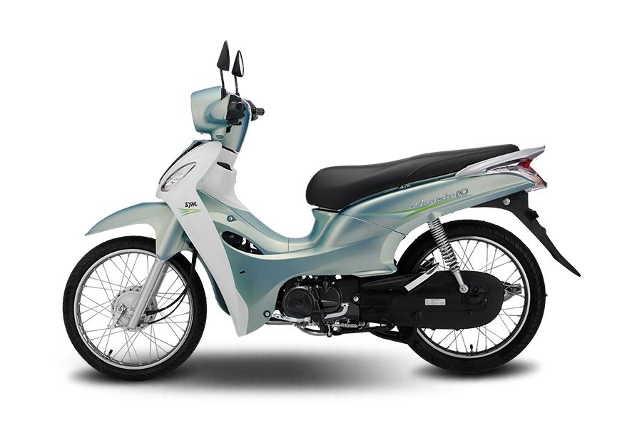 Xe máy Sym Angela 50cc màu đỏ đen