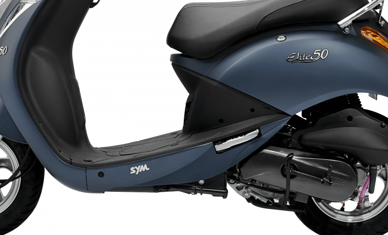 Xe Ga SYM ELITE 50CC Đen Nhám Màu Bóng Giá Rẻ Chính Hãng